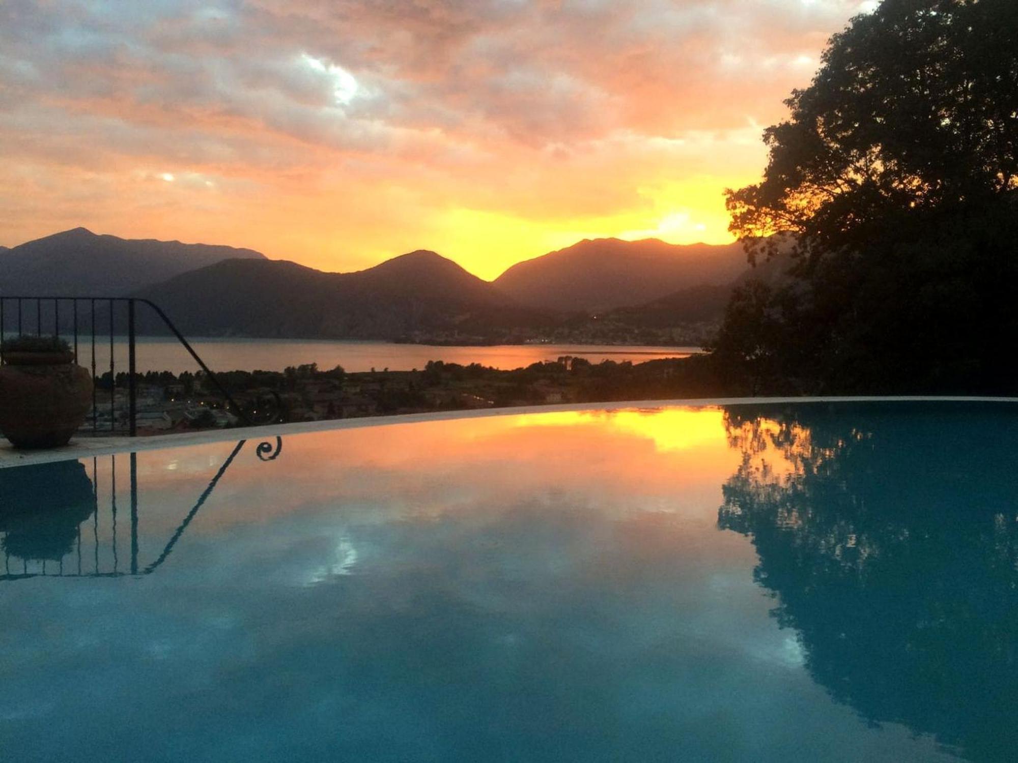 Villa In Pisogne With Pool Garden And Lake View Eksteriør bilde